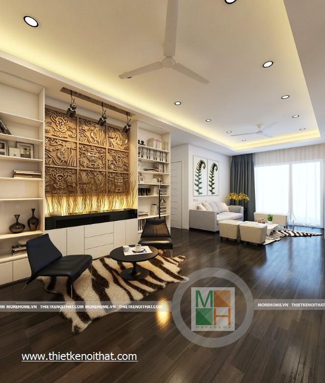 Thiết kế chung cư T&ocirc; Hiệu H&agrave; Đ&ocirc;ng - Nh&agrave; Chị L&ecirc;